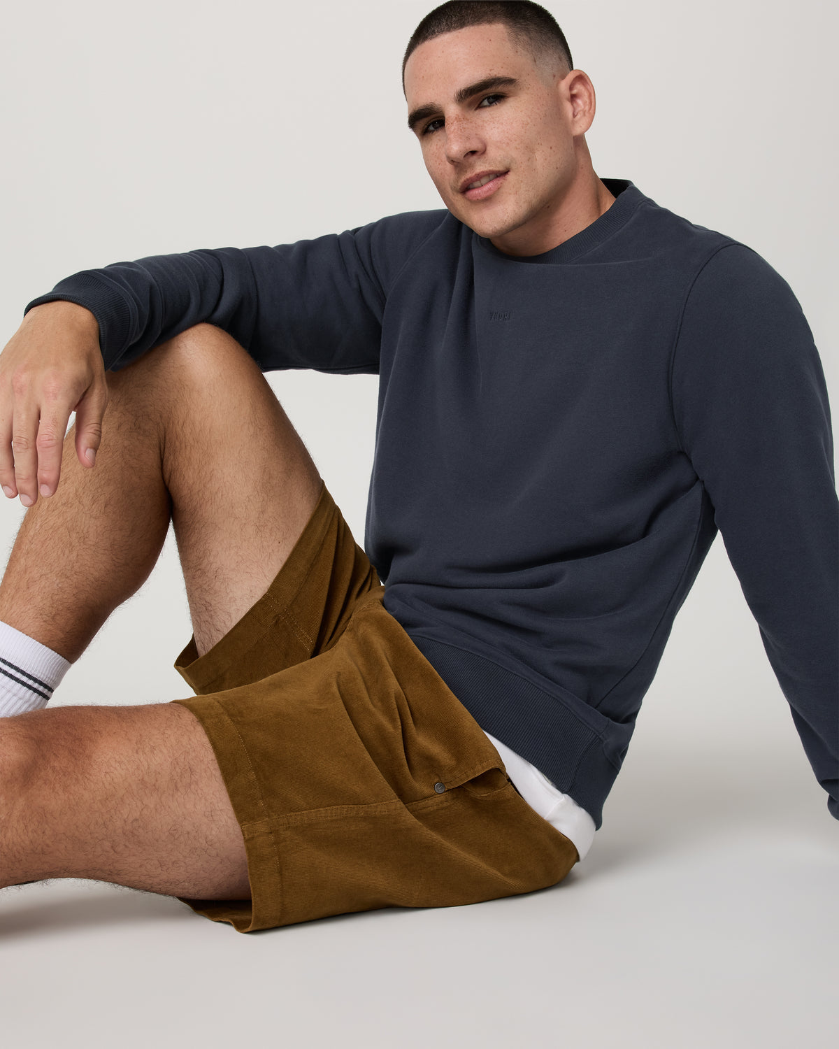 Cypress Logo Crew Men's Navy Sweatshirt