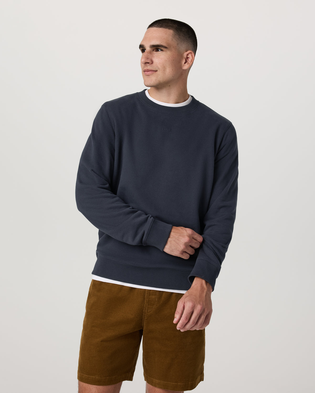 Cypress Logo Crew Men's Navy Sweatshirt - Image 5
