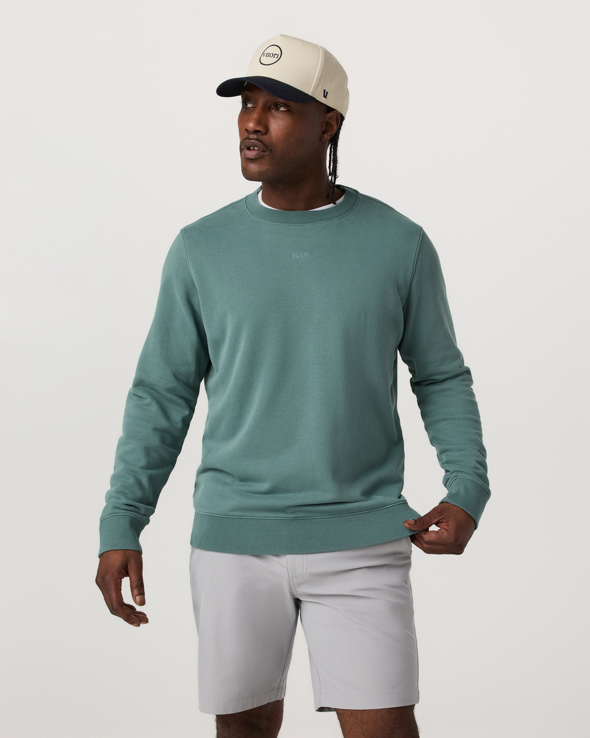 Cypress Logo Crew Men's Bluegrass Sweatshirt
