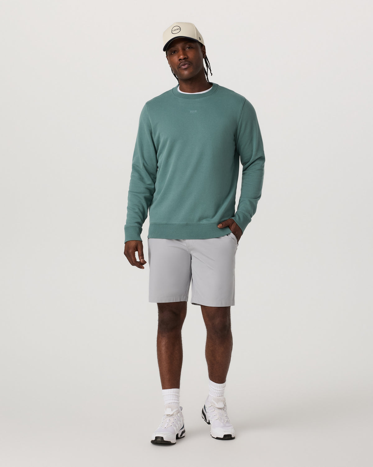 Cypress Logo Crew Men's Bluegrass Sweatshirt - Image 4