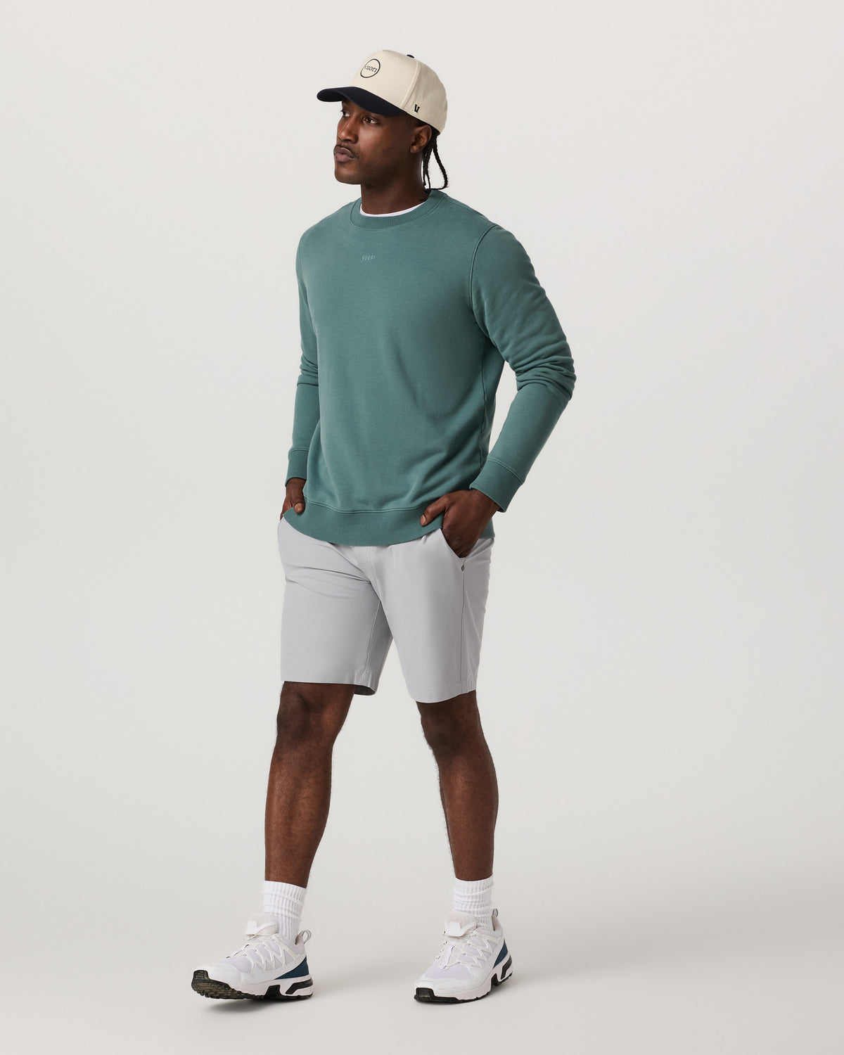 Cypress Logo Crew Men's Bluegrass Sweatshirt - Image 5