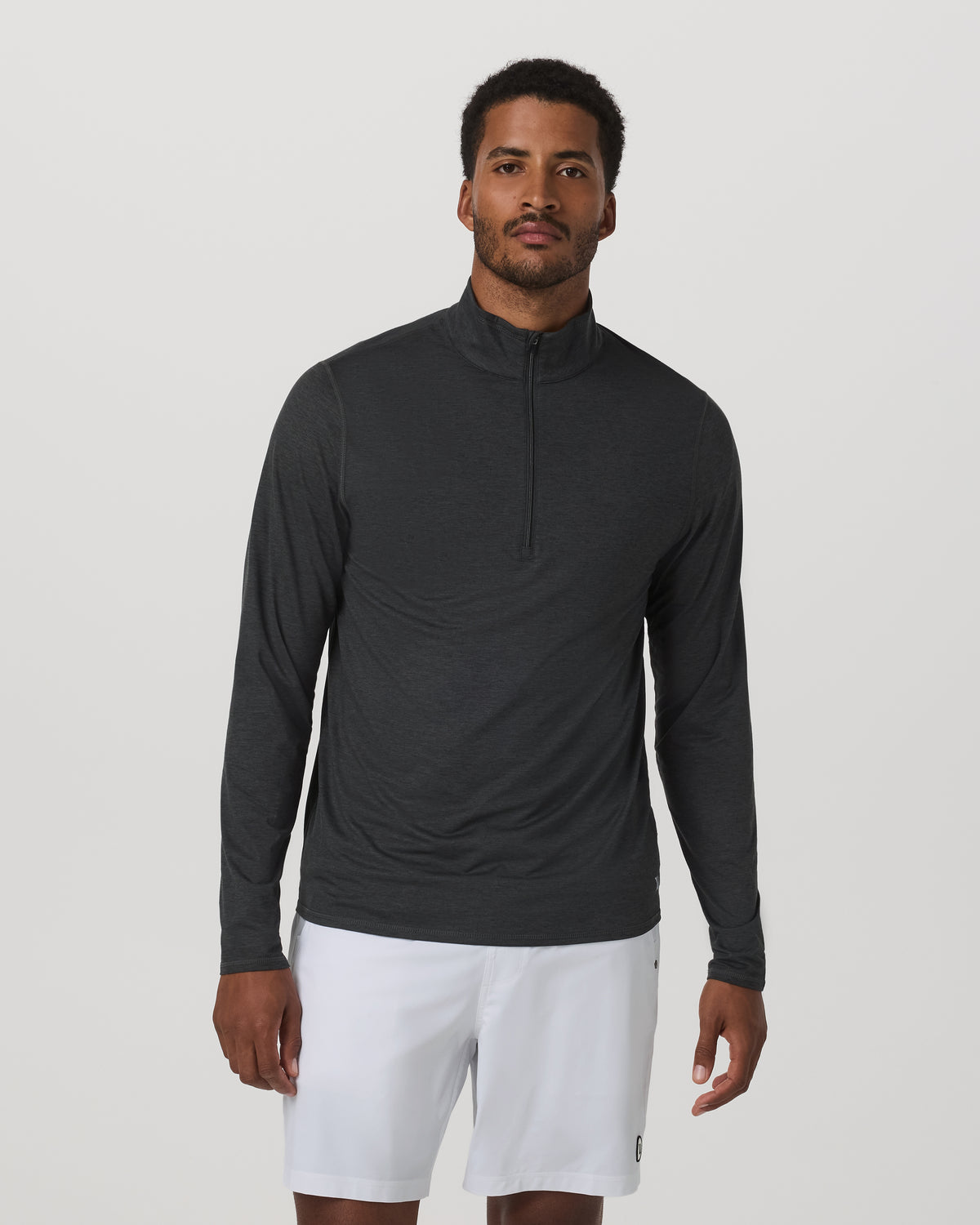 Ease Performance Half Zip 2.0 Charcoal Heather - Image 2