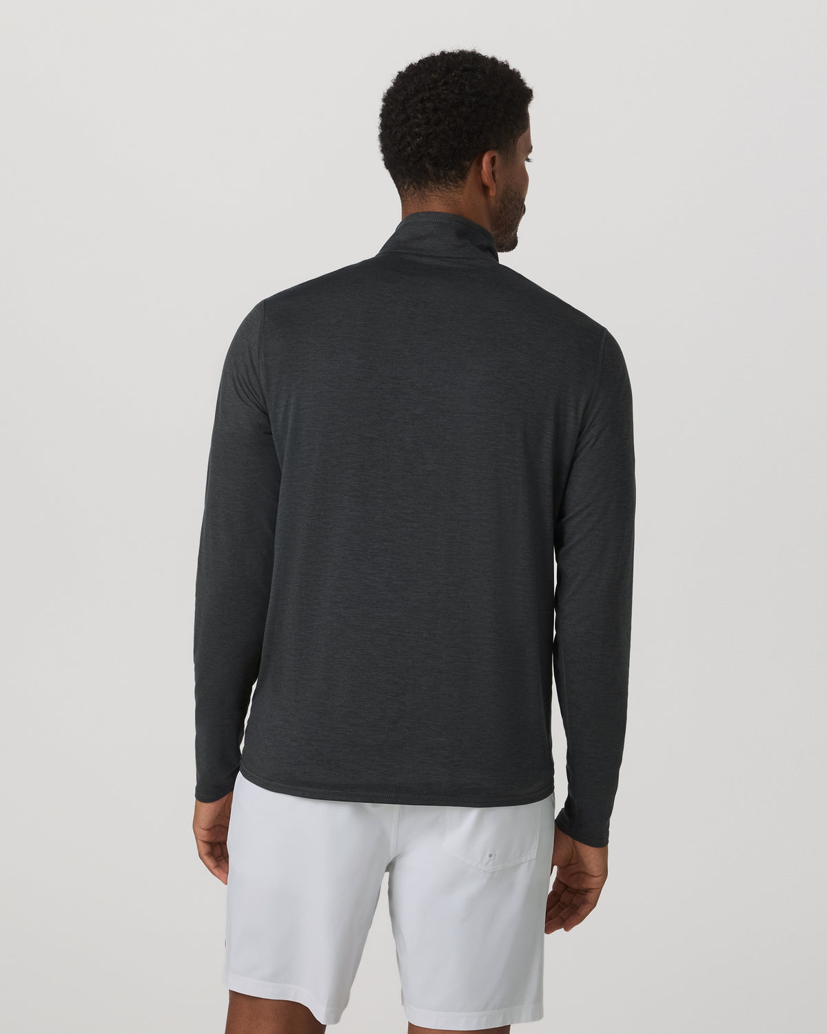 Ease Performance Half Zip 2.0 Charcoal Heather - Image 3