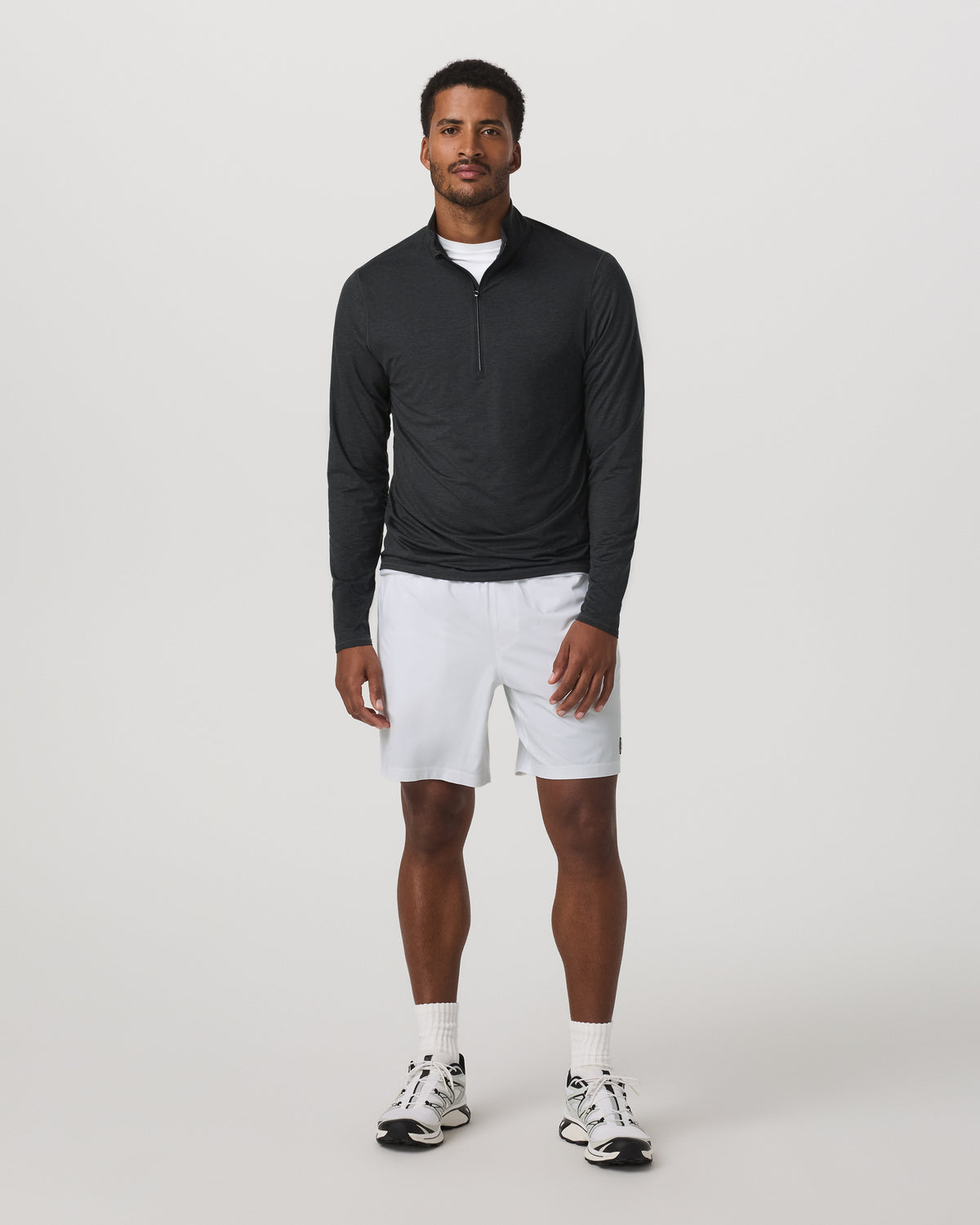Ease Performance Half Zip 2.0 Charcoal Heather - Image 4