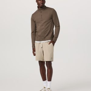 Coronado 1/2 Zip Men's Espresso Heather Pullover