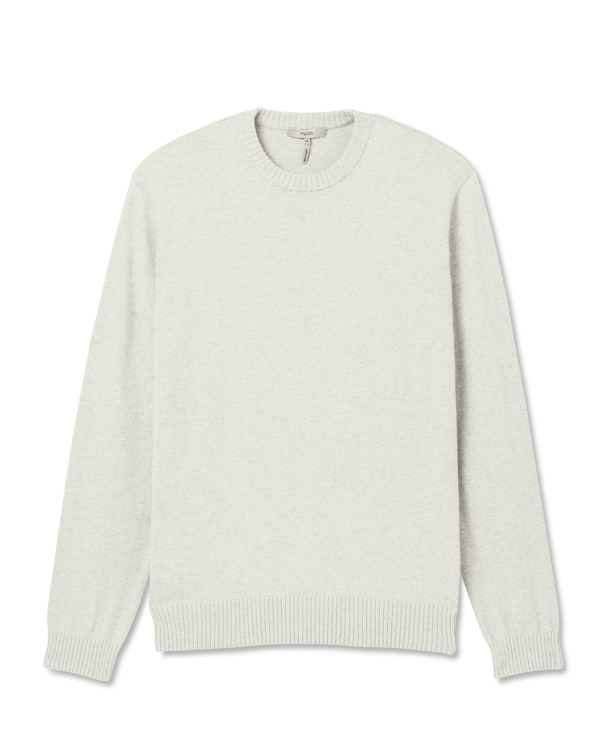 Fluent Sweater Men's Winter Grey Cashmere Sweater - Image 6