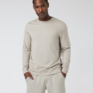 Ponto Performance Crew Dark Salt Heather Pullover