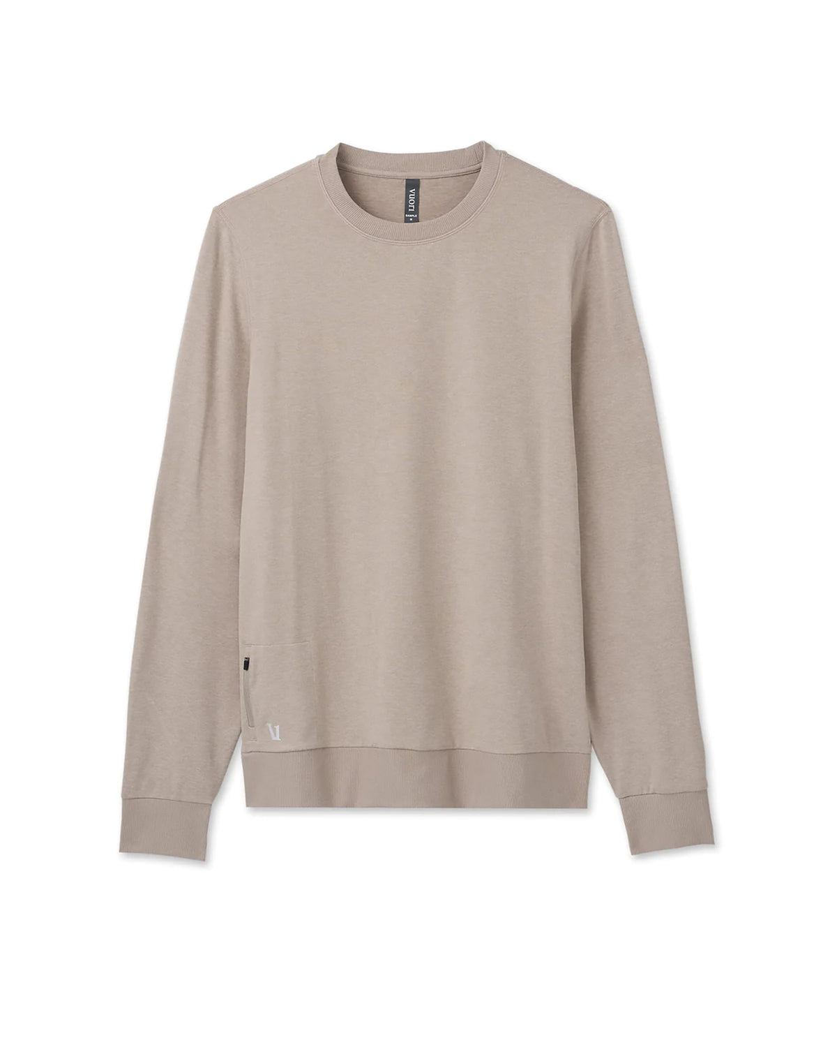 Ponto Performance Crew Dark Salt Heather Pullover - Image 6