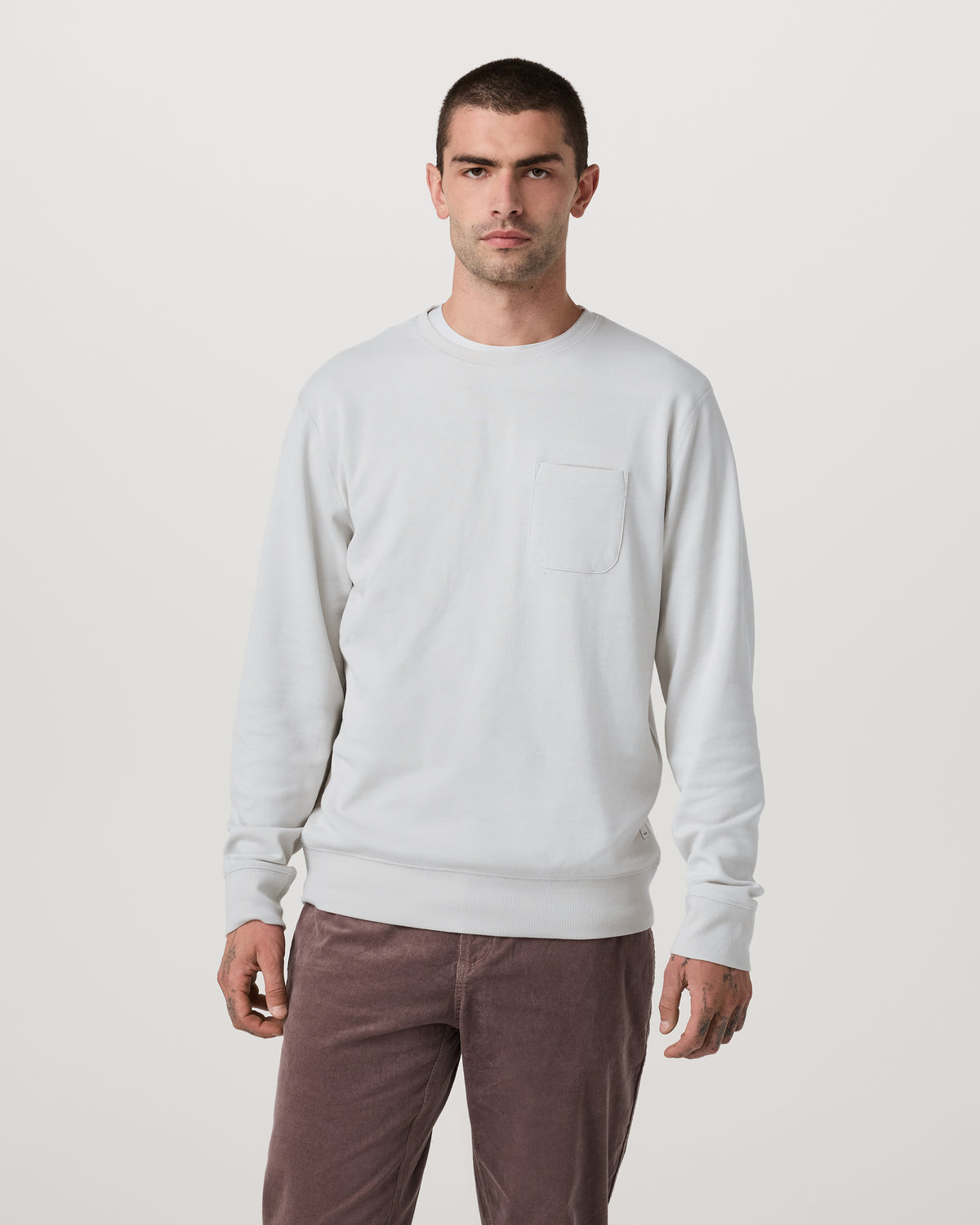 Jeffreys Crew 2.0 Men's Winter Grey Heather Pullover