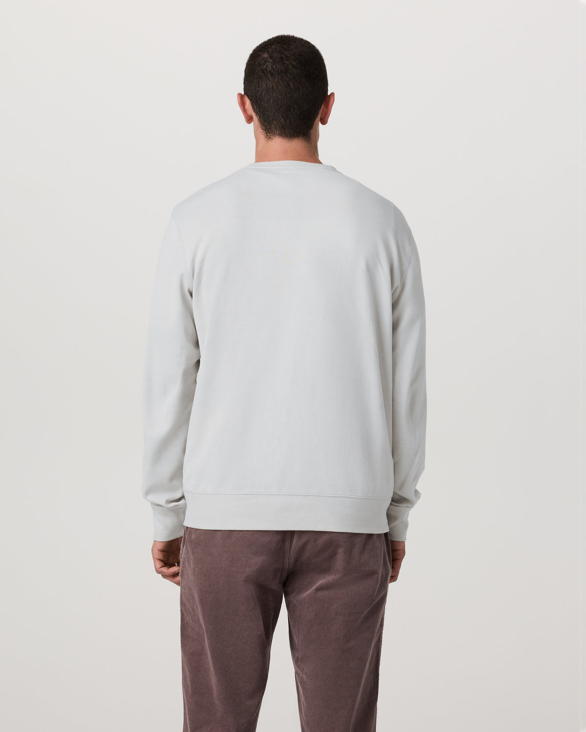 Jeffreys Crew 2.0 Men's Winter Grey Heather Pullover - Image 3