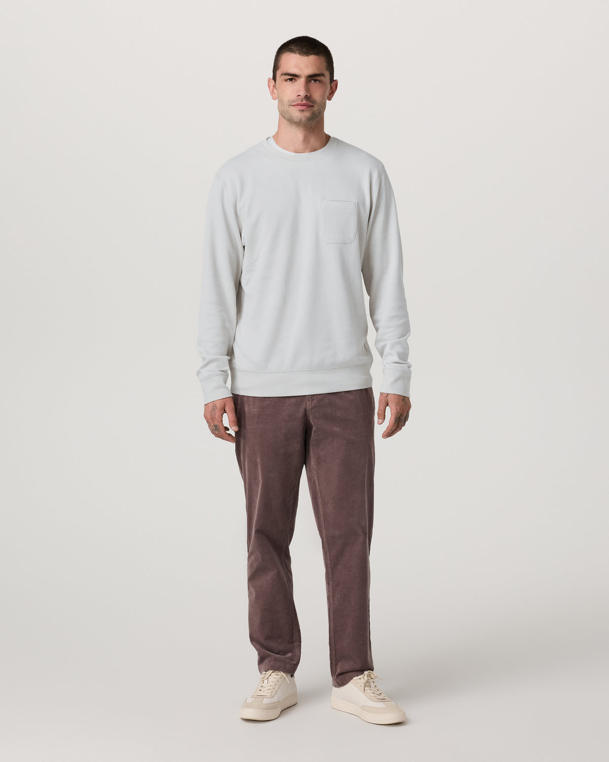 Jeffreys Crew 2.0 Men's Winter Grey Heather Pullover - Image 5