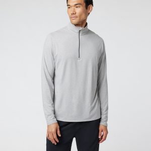 Ease Performance Half Zip 2.0 Light Heather Grey