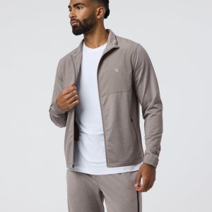 Sunday Element Track Jacket Mocha Heather