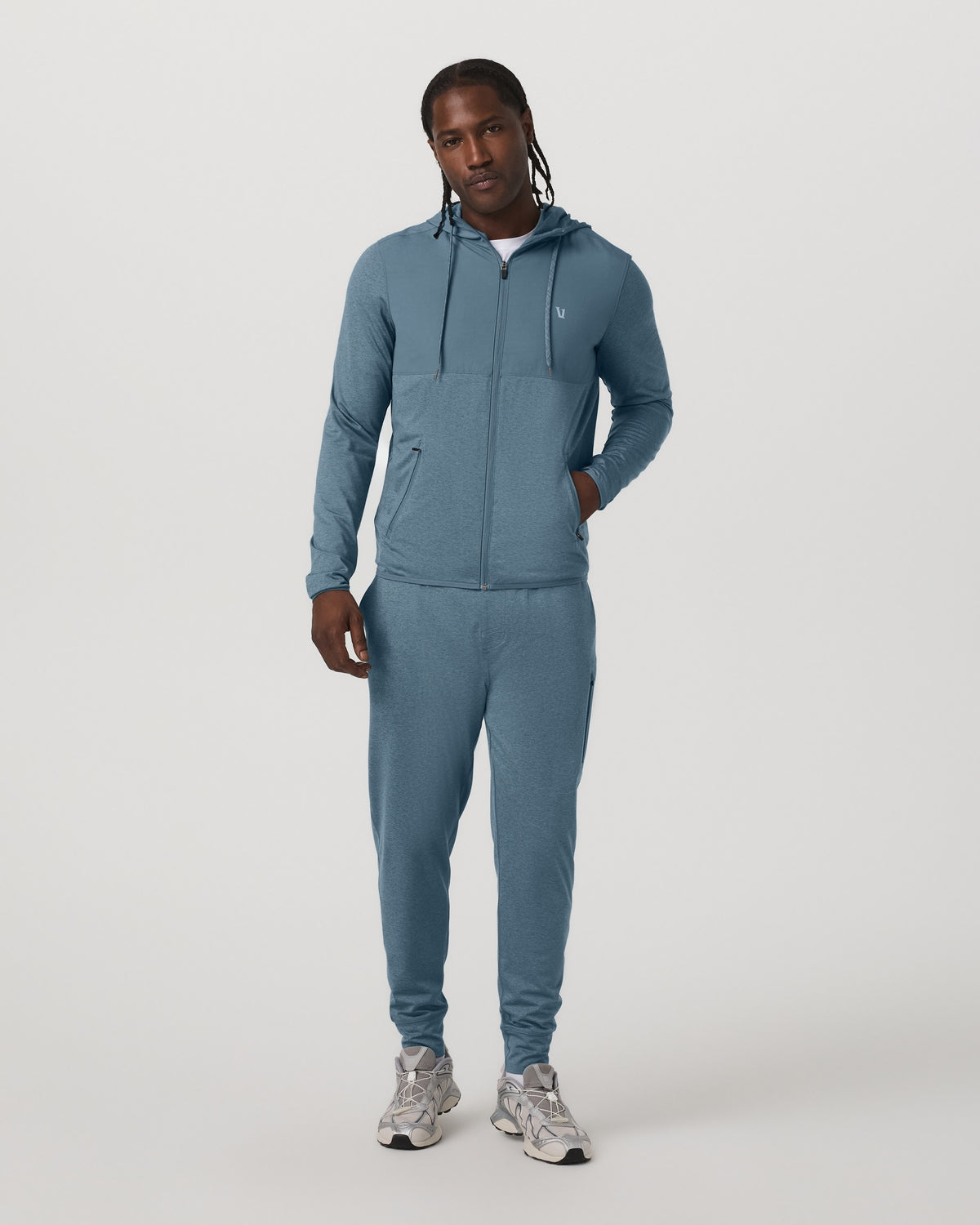 Sunday Element Jacket Men's Smoke Blue Heather Jacket - Image 4