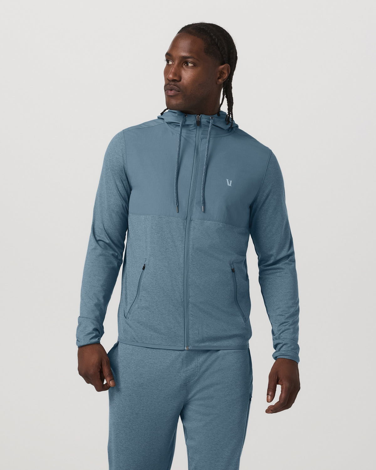 Sunday Element Jacket Men's Smoke Blue Heather Jacket - Image 6