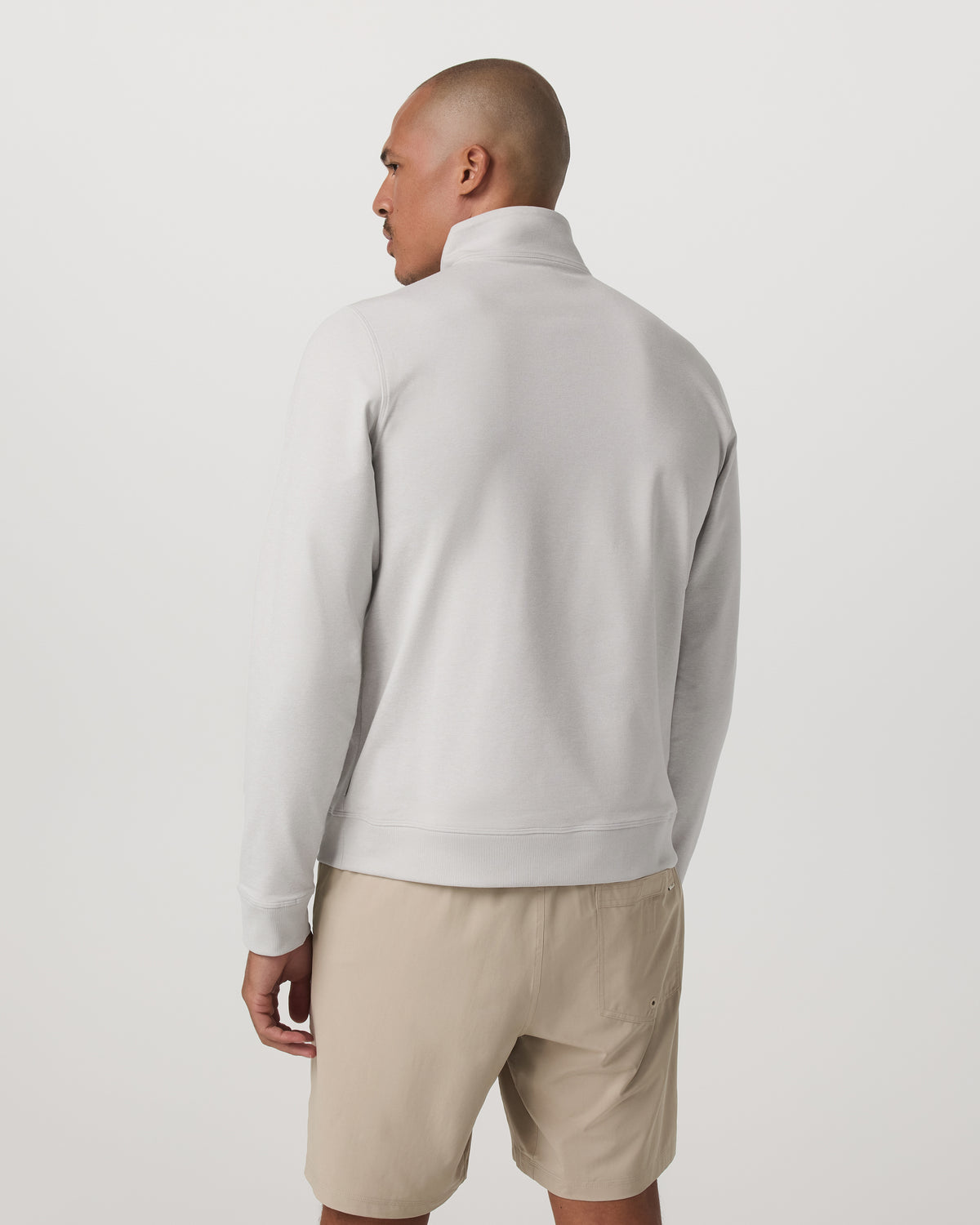 Coronado 1/2 Zip Men's Salt Heather Pullover - Image 3