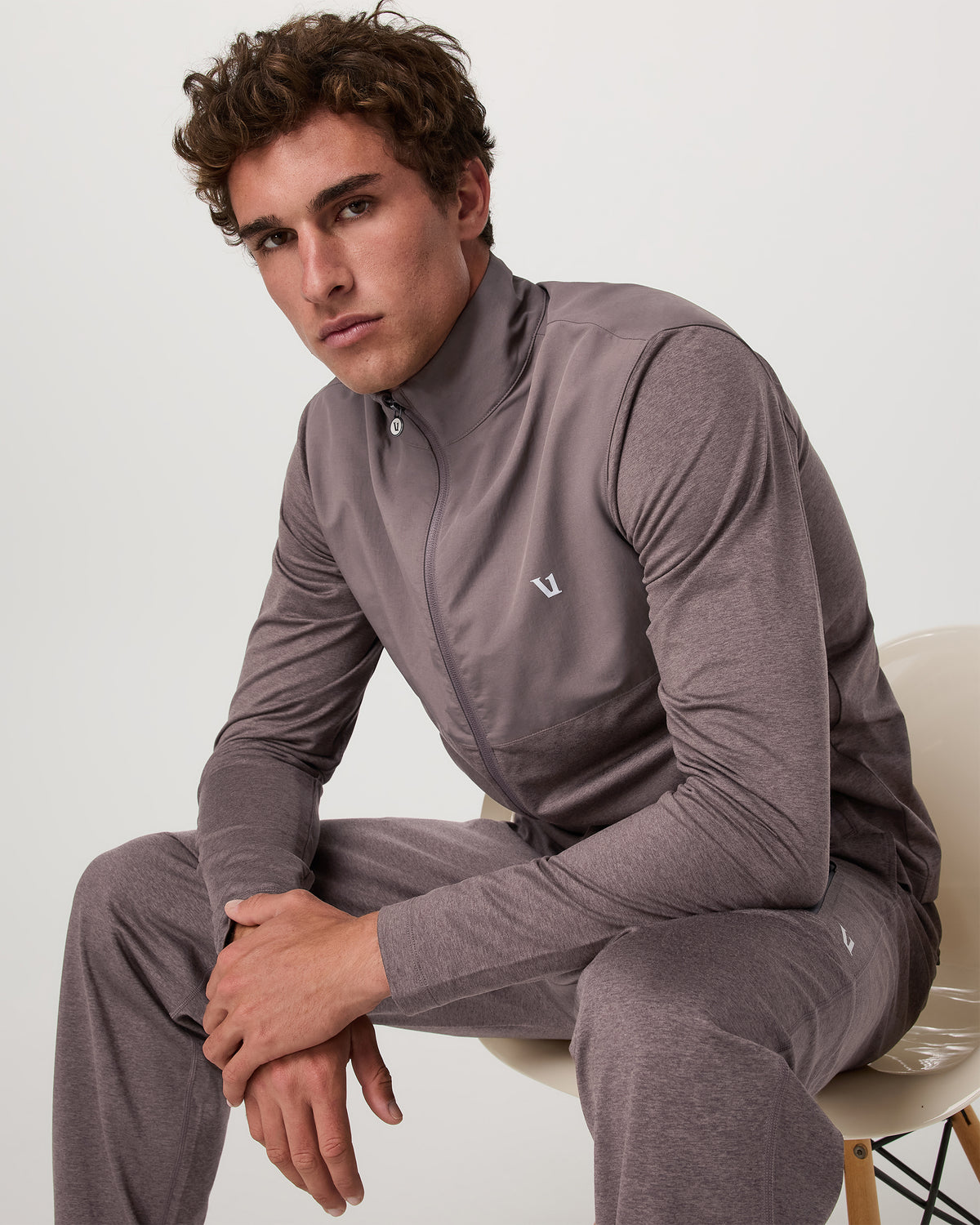Men's Sunday Element Track Jacket Huckleberry Heather