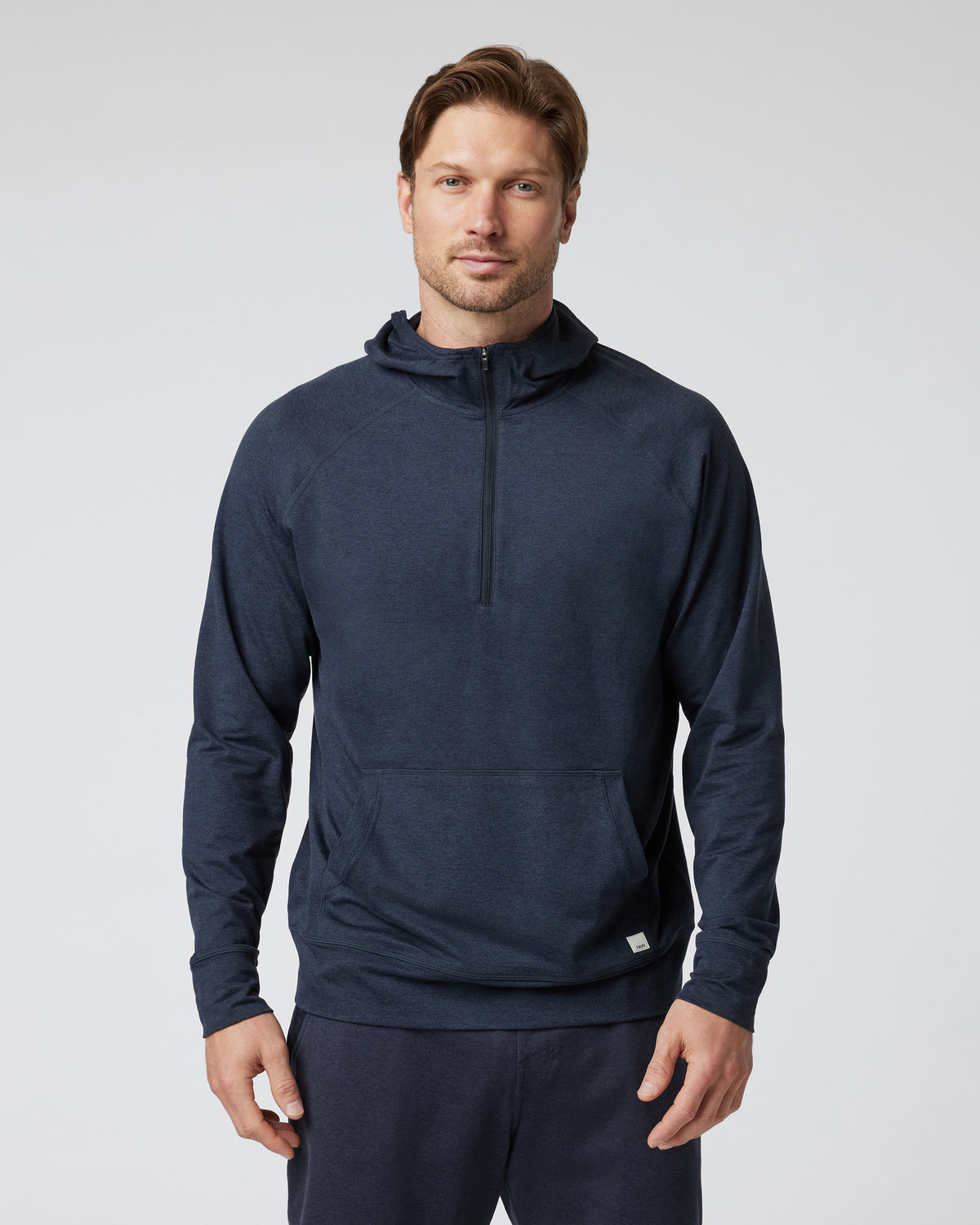 Ponto Performance Half Zip Hoodie Midnight Heather