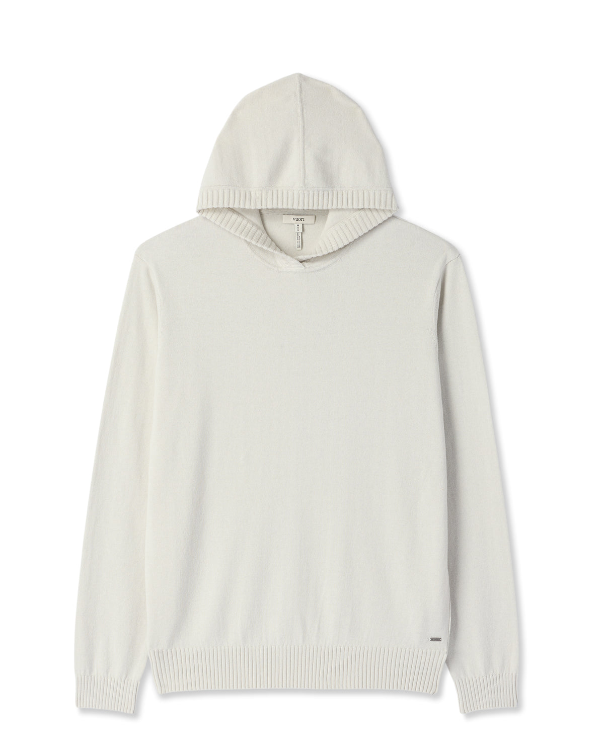 Fluent Sweater Hoodie Men's Winter Grey Cashmere Hoodie - Image 6