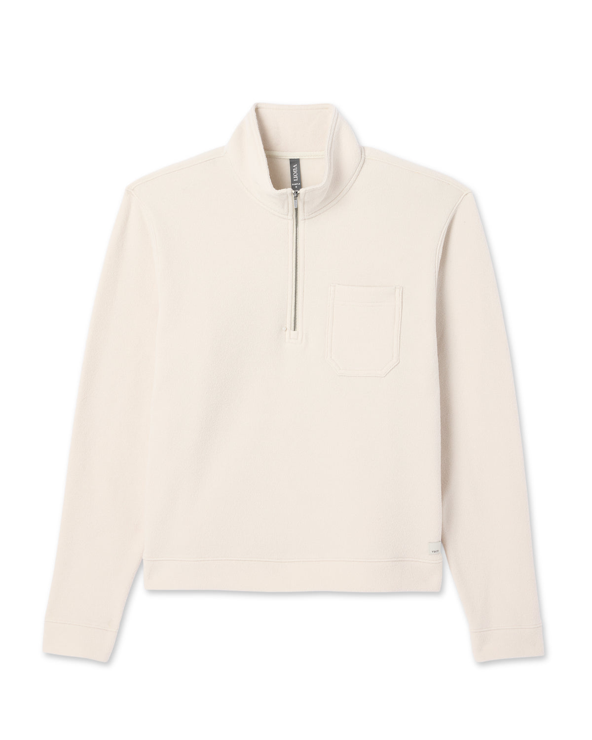 Beach Fleece 1/2 Zip - Relaxed Bone Heather Pullover - Image 6