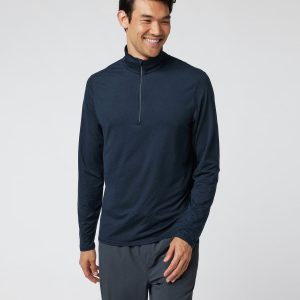 Ease Performance Half Zip 2.0 Ink Heather