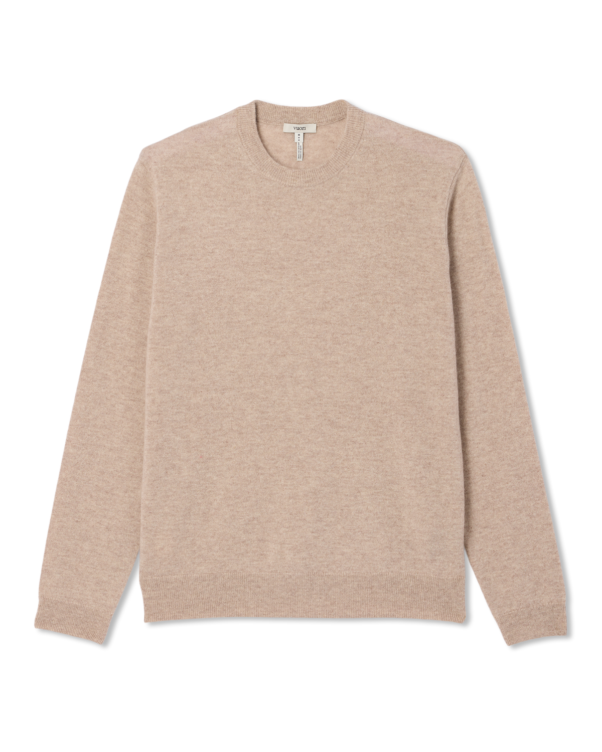 Berik Cashmere Sweater Men's Oatmeal Heather Sweater - Image 6