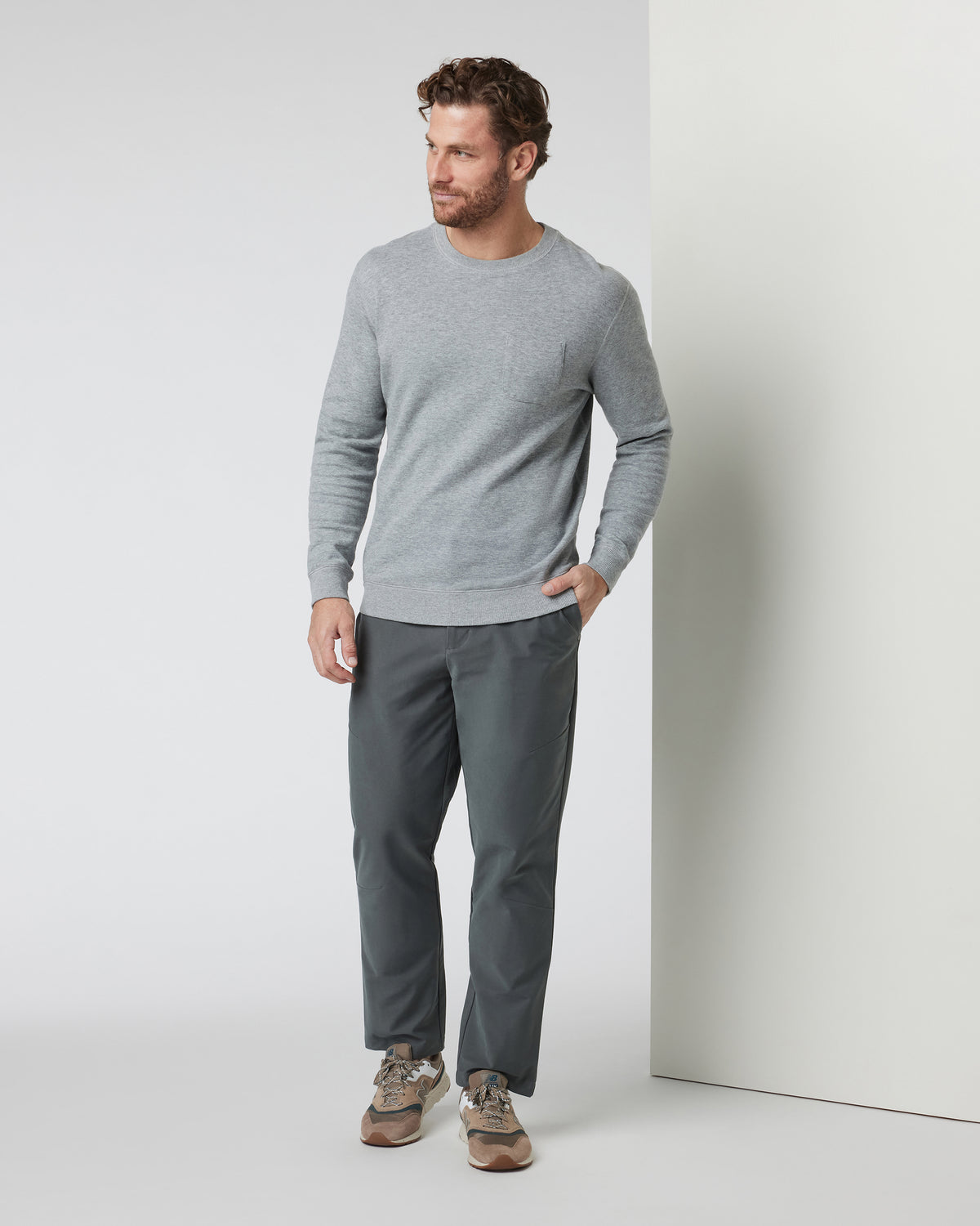 Jeffreys Pullover Heather Grey Pullover Clothing - Image 4