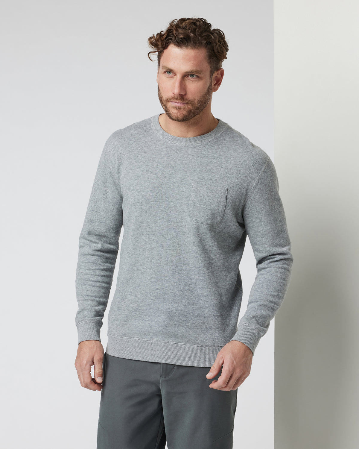 Jeffreys Pullover Heather Grey Pullover Clothing - Image 5