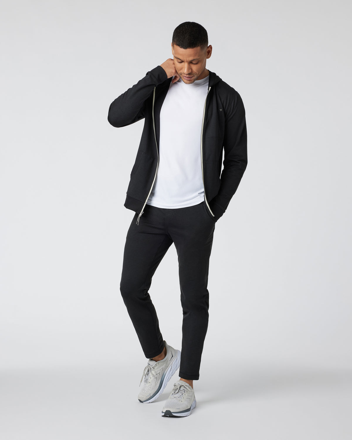 Coronado Hoodie Men's Black Zip Up Hoodie - Image 2