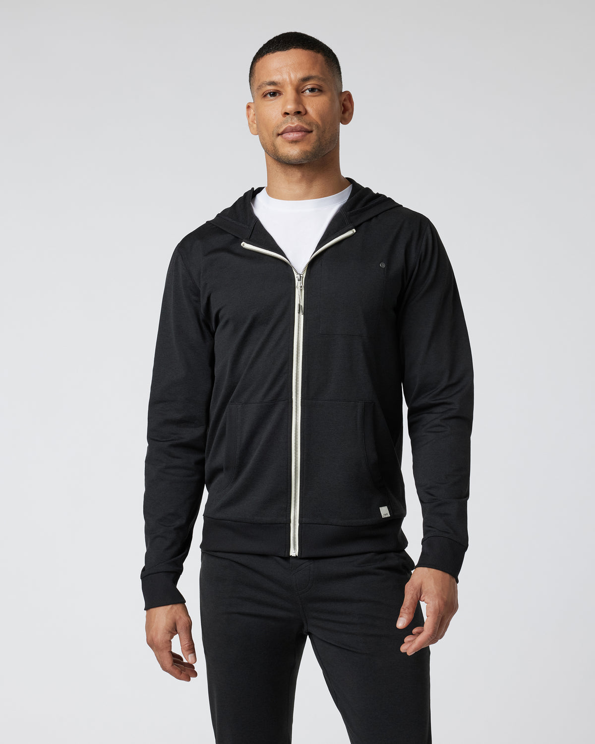Coronado Hoodie Men's Black Zip Up Hoodie - Image 5