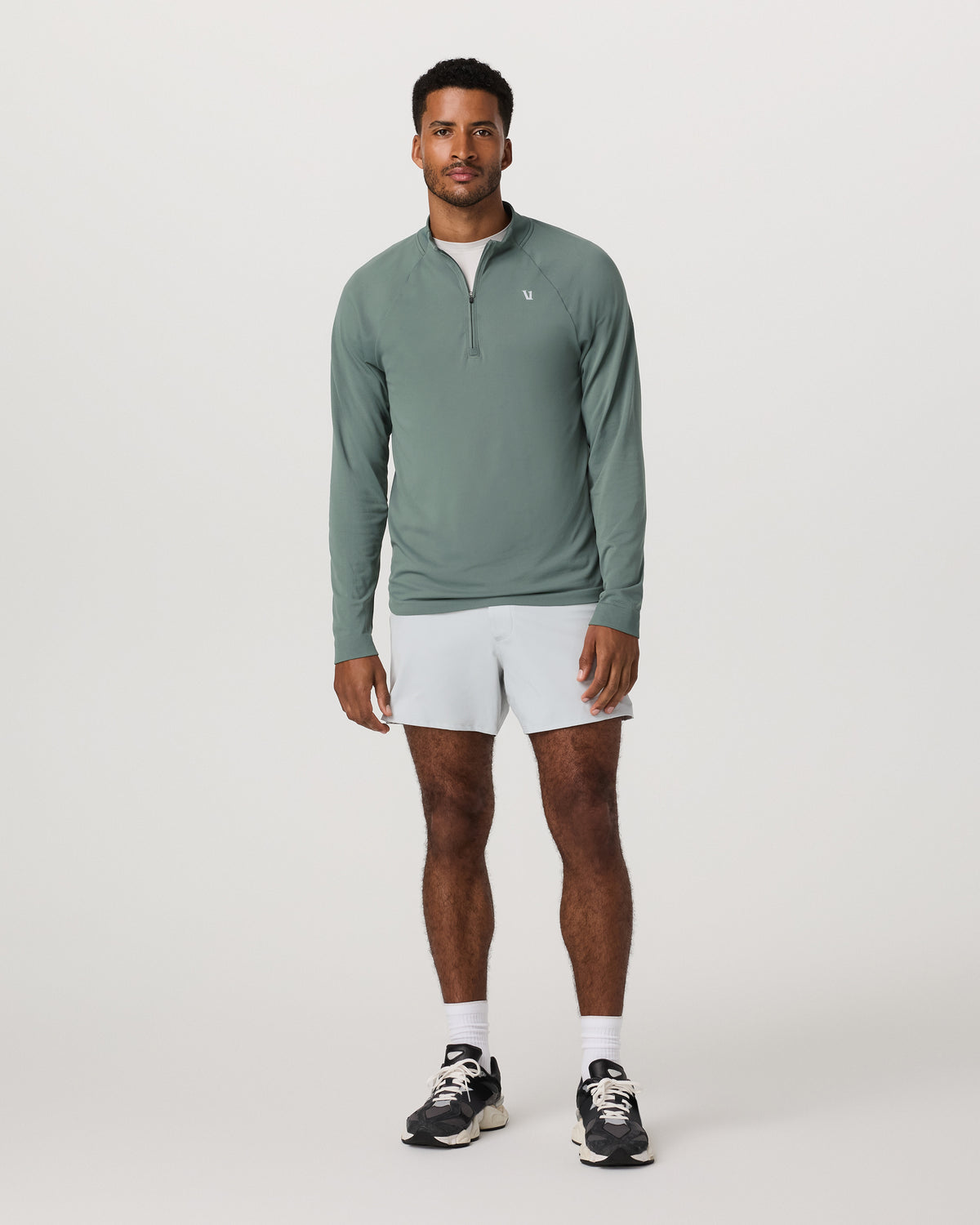 Clearview Seamless Quarter Zip Men's Marsh Long Sleeve - Image 4