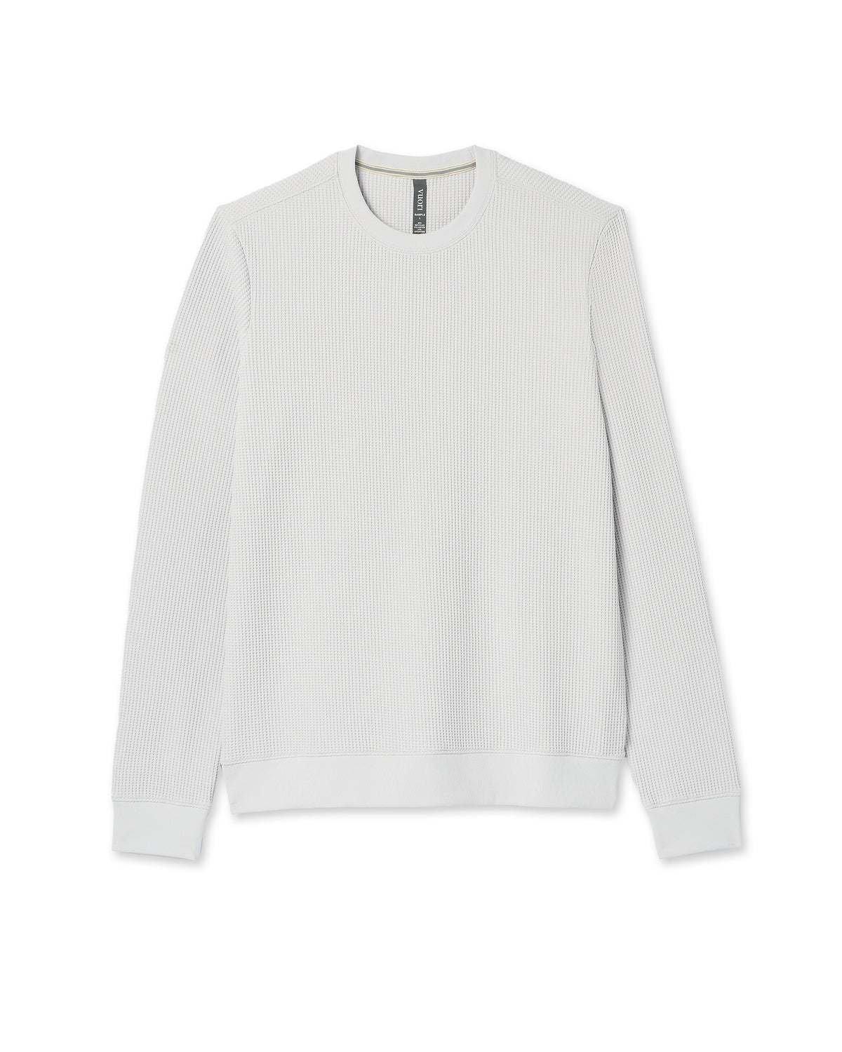 Jamestown Crew Men's Frost Grey Waffle Crewneck - Image 6