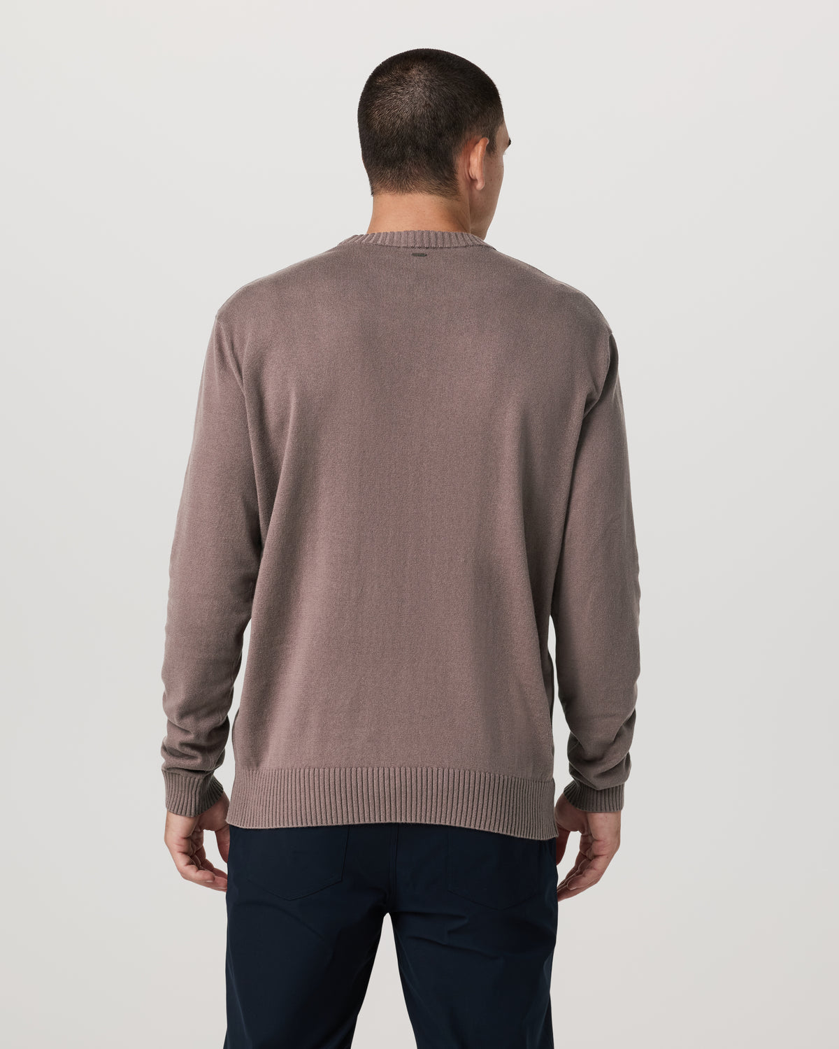 Fluent Sweater Men's Huckleberry Cashmere Sweater - Image 3