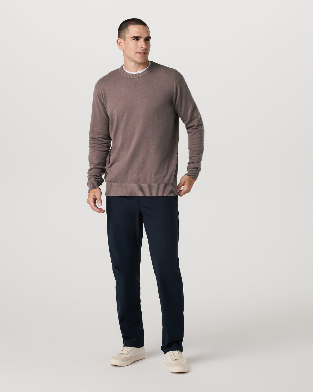 Fluent Sweater Men's Huckleberry Cashmere Sweater - Image 4