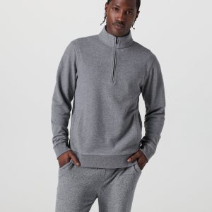 Cypress 1/4 Zip 2.0 Heather Grey