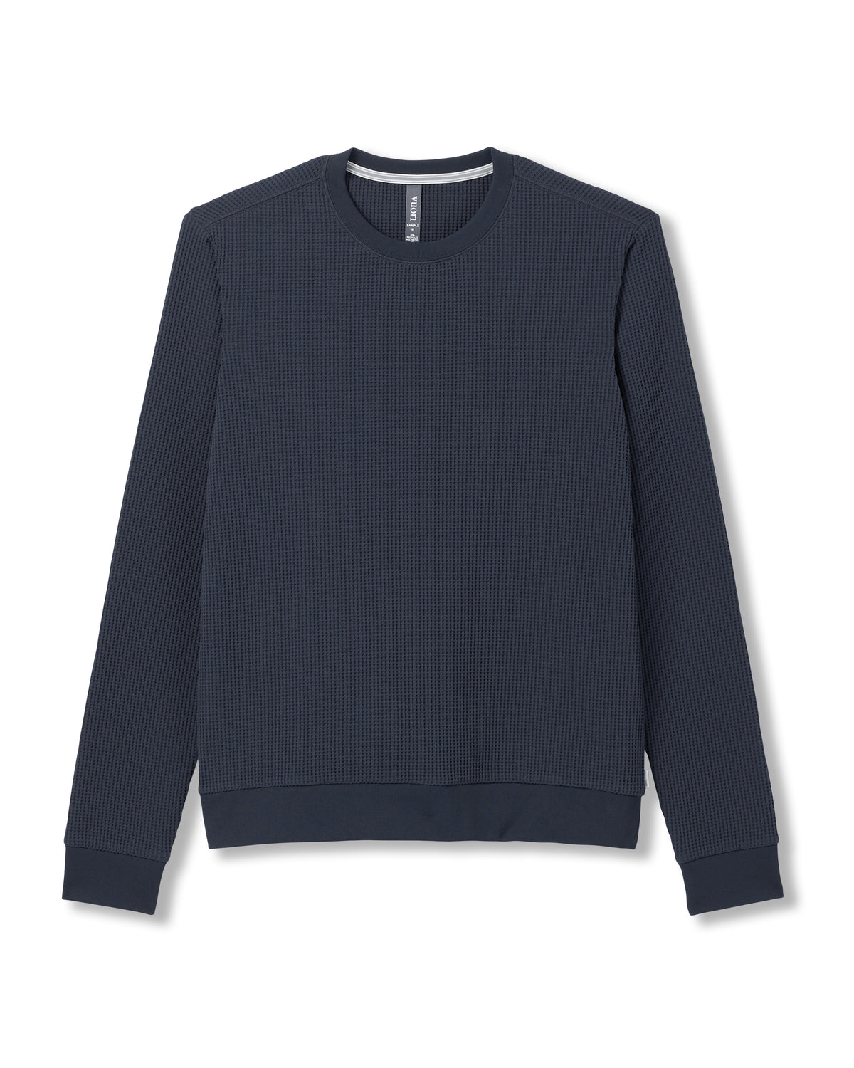 Jamestown Crew Men's Navy Waffle Crewneck - Image 6