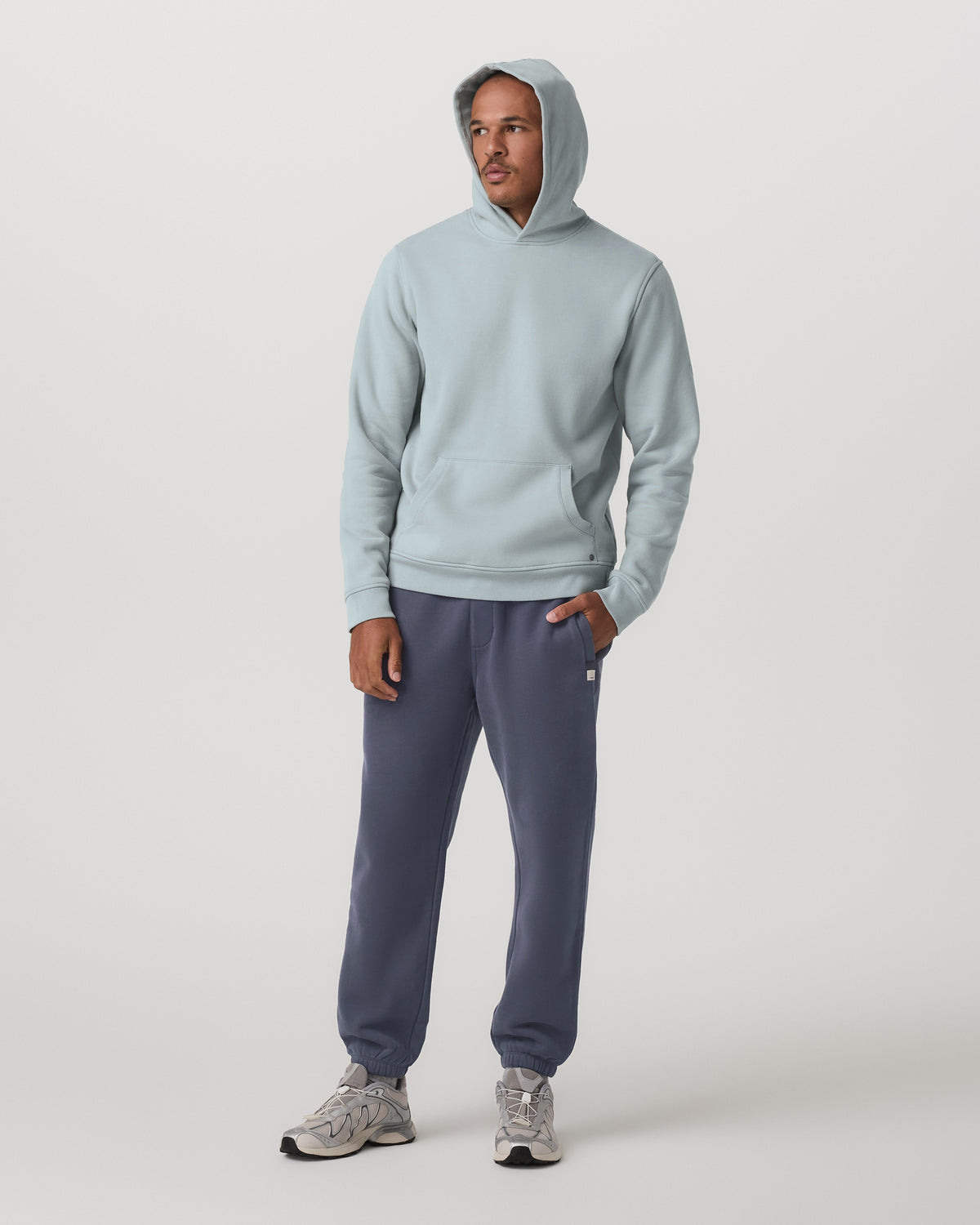 Seaside Pullover Hoodie Men's Blue Haze Pullover Hoodie - Image 5