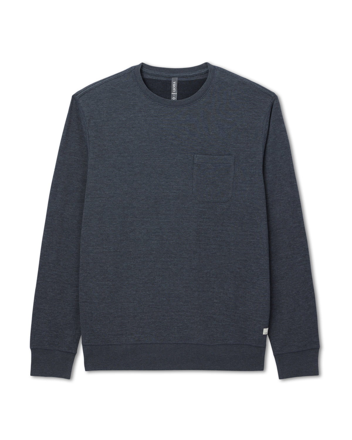 Jeffreys Crew 2.0 Men's Navy Heather Pullover Crewneck - Image 6