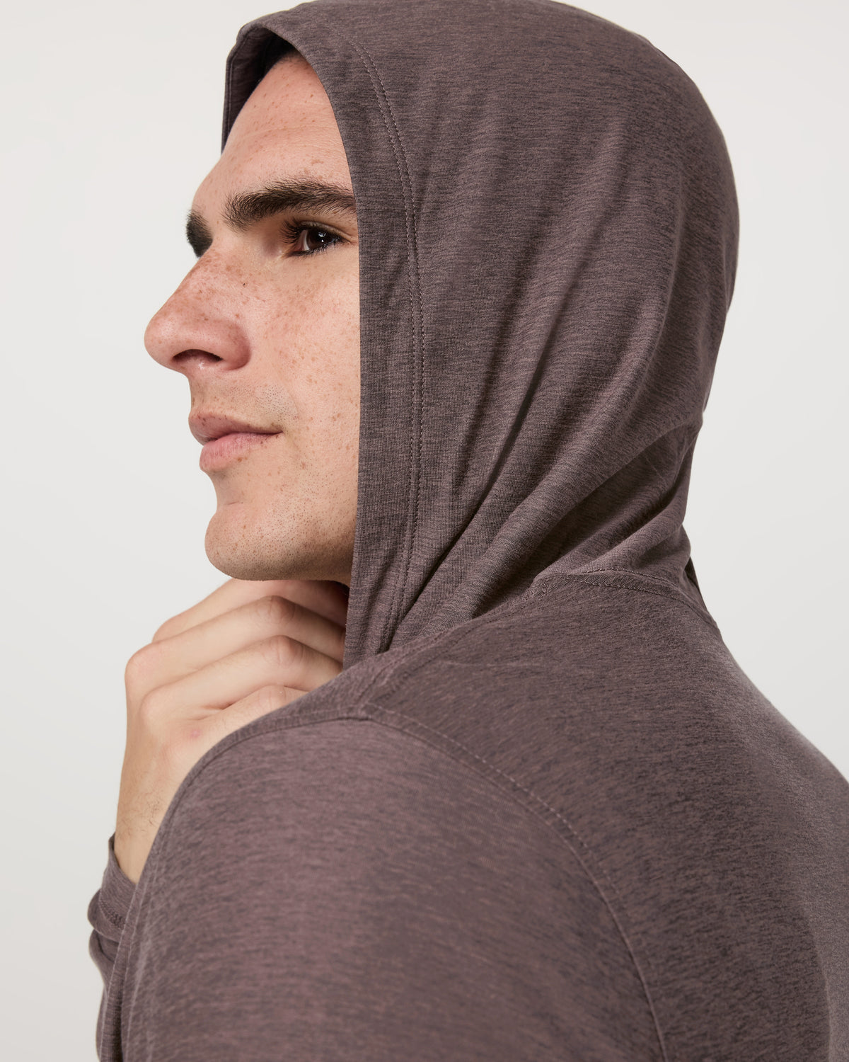Strato Tech Hoodie Men's Huckleberry Heather Hoodie - Image 2