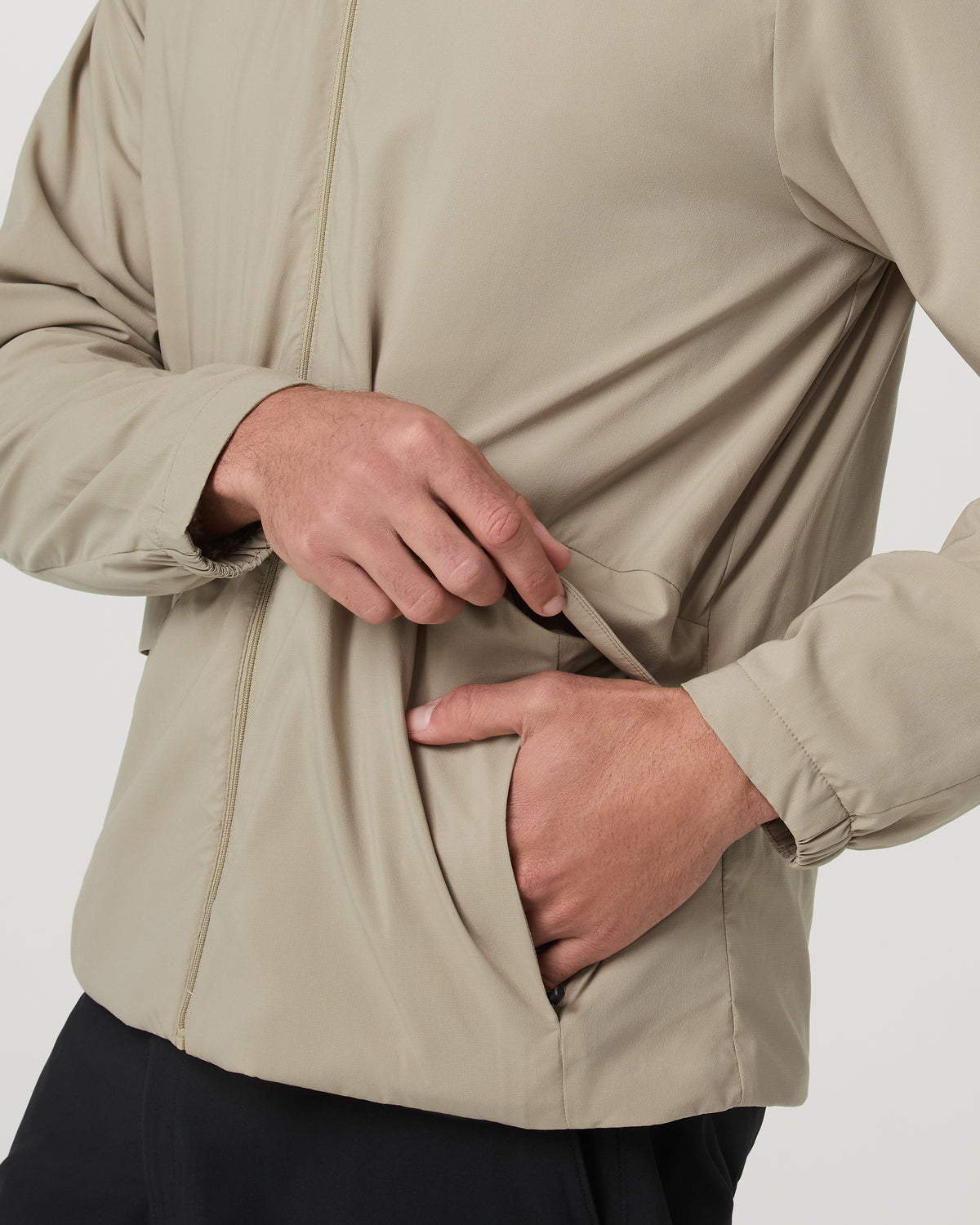 Octa Wind Shell Multi-Purpose Men's Truffle Jacket - Image 3