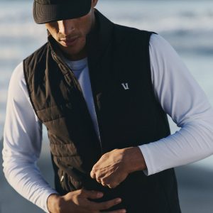 Sunday Insulated Hybrid Vest Men's Black Training Vest