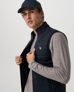 Sunday Insulated Hybrid Vest Ink Heather Training Vest