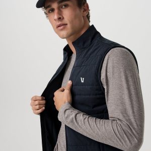 Sunday Insulated Hybrid Vest Ink Heather Training Vest
