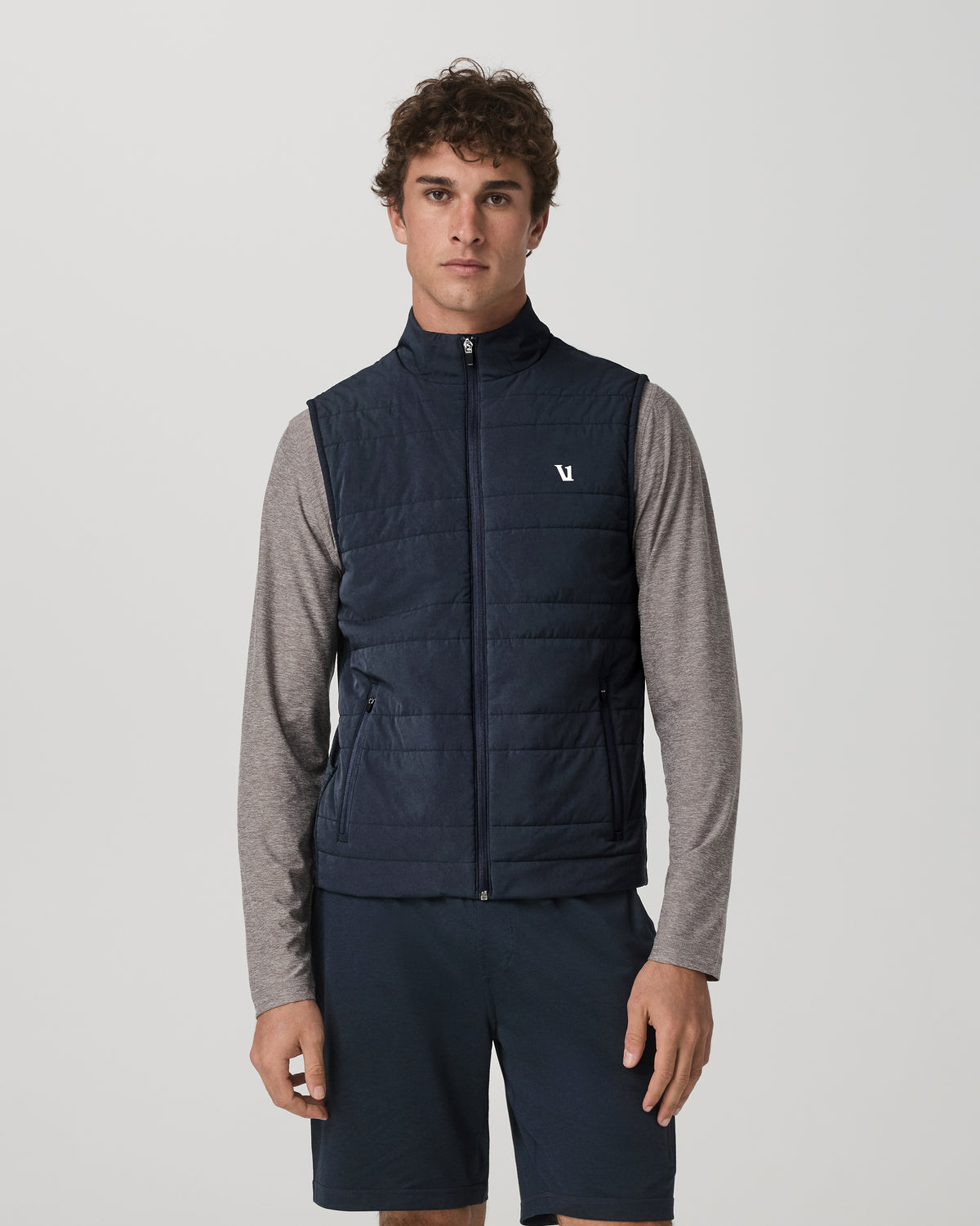 Sunday Insulated Hybrid Vest Ink Heather Training Vest - Image 2