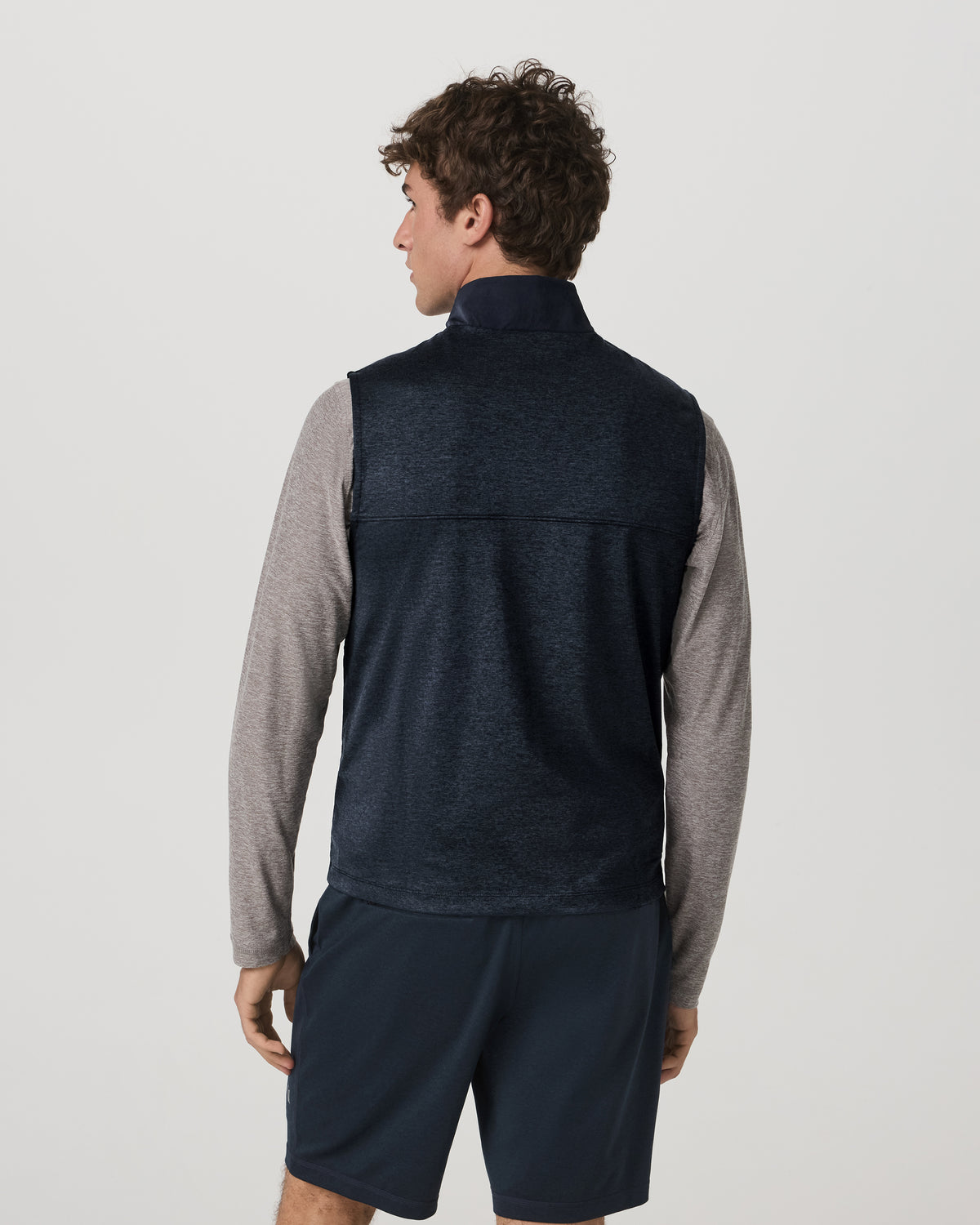 Sunday Insulated Hybrid Vest Ink Heather Training Vest - Image 5
