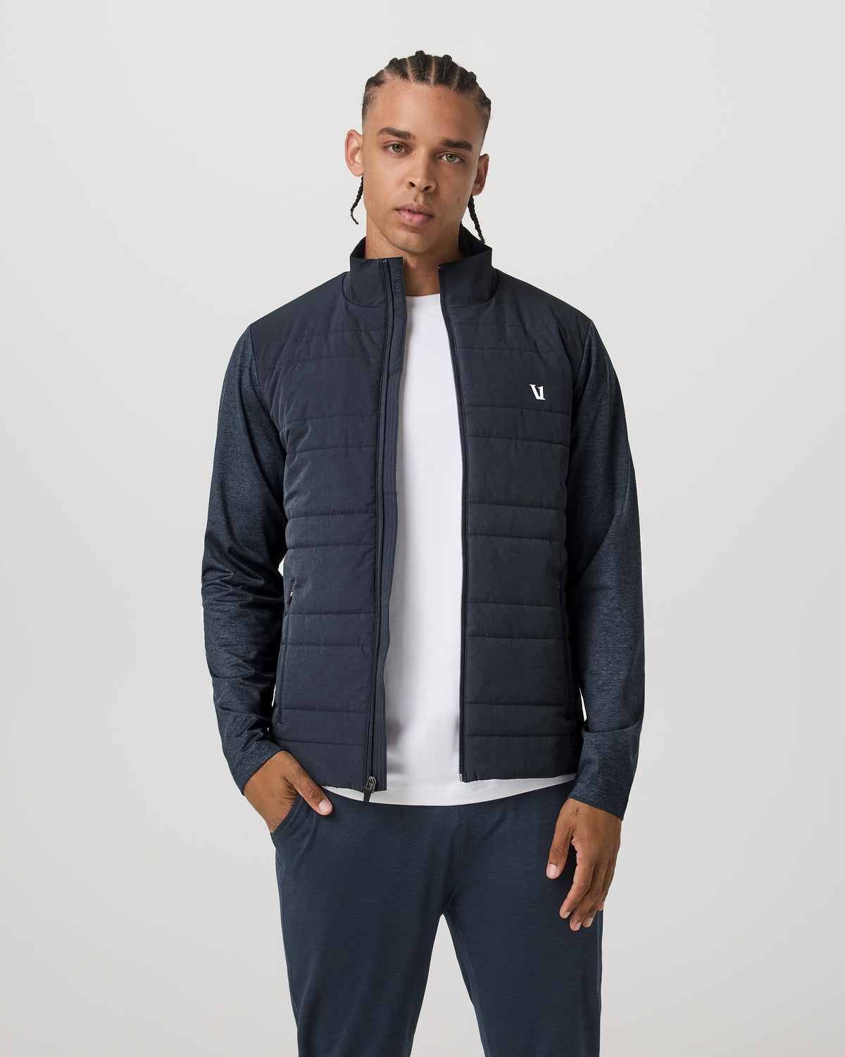 Sunday Insulated Hybrid Jacket Men's Ink Heather Jacket - Image 5