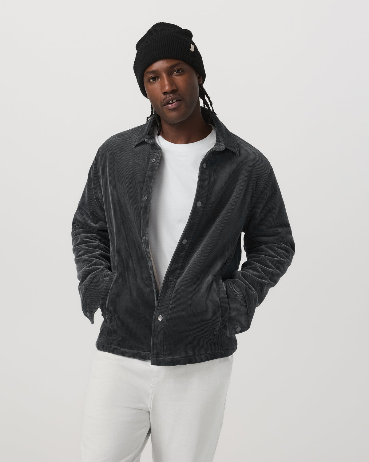 Vuori Cord Jacket Men's Dark Pewter Corduroy Jacket