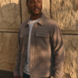 Seaside Shirt Jacket Men's Cavern Grey Lifestyle Jacket