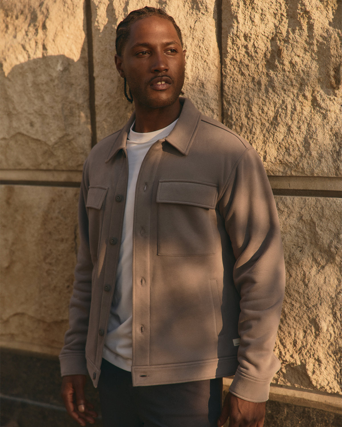 Seaside Shirt Jacket Men's Cavern Grey Lifestyle Jacket