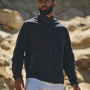 Aspen Full Zip Jacket Black Fleece Jacket